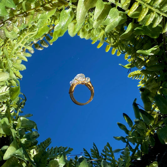 Starlight Wire Wrapped Ring