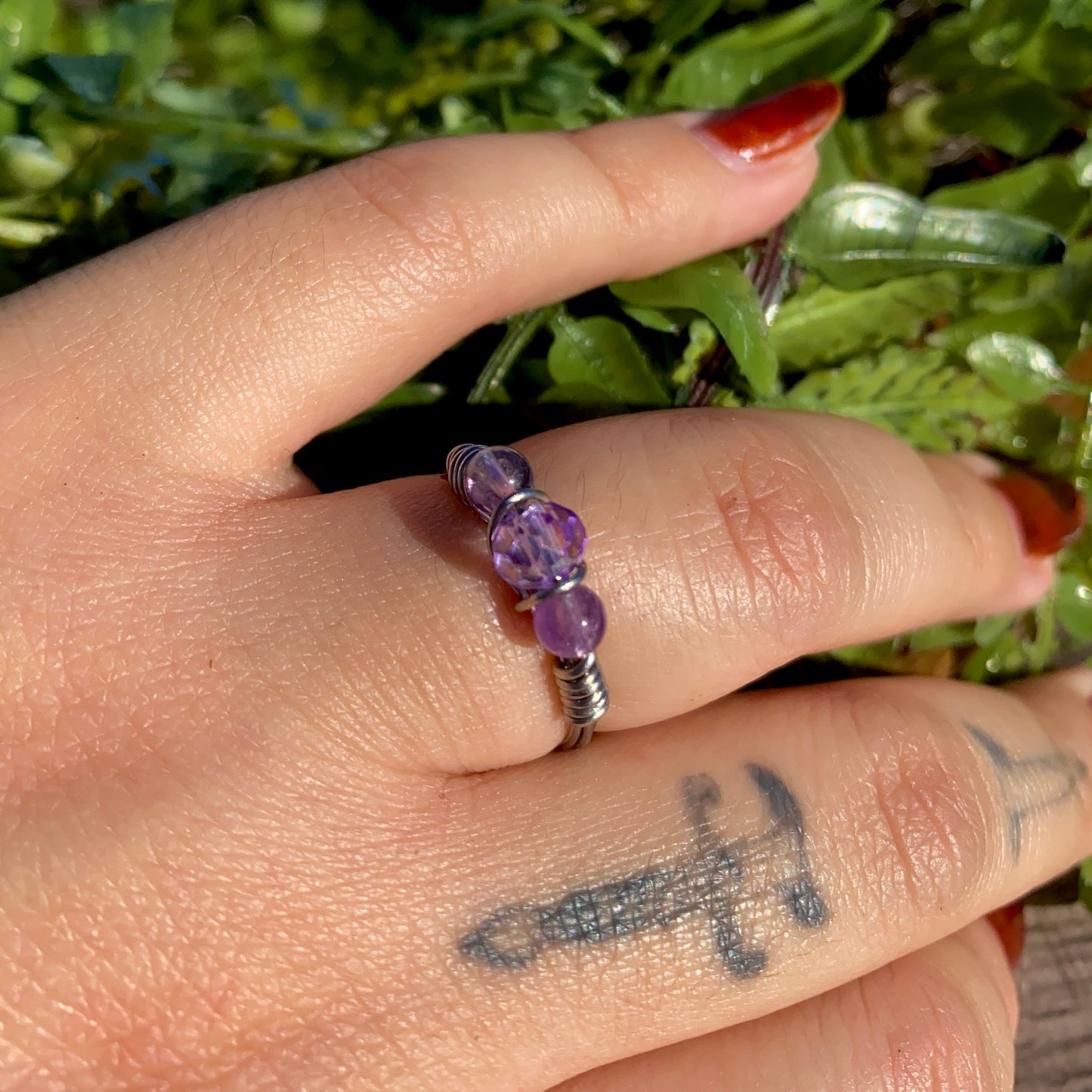 Angelic Aura Wire Wrapped Ring