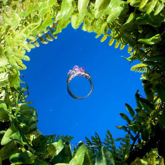 Angelic Aura Wire Wrapped Ring