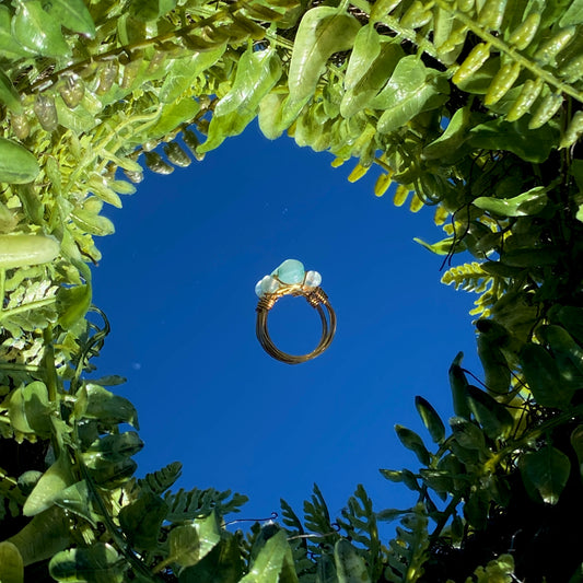 Blooming Fae Wire Wrapped Ring